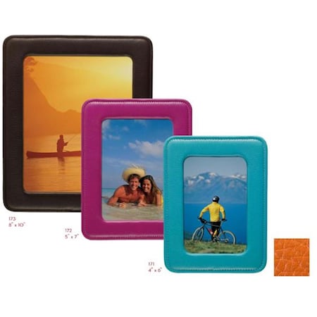 4in. X 6in. Photo Frame - Orange